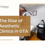 Blog cover showing modern med spa equipment representing the rise of aesthetic clinics in the GTA