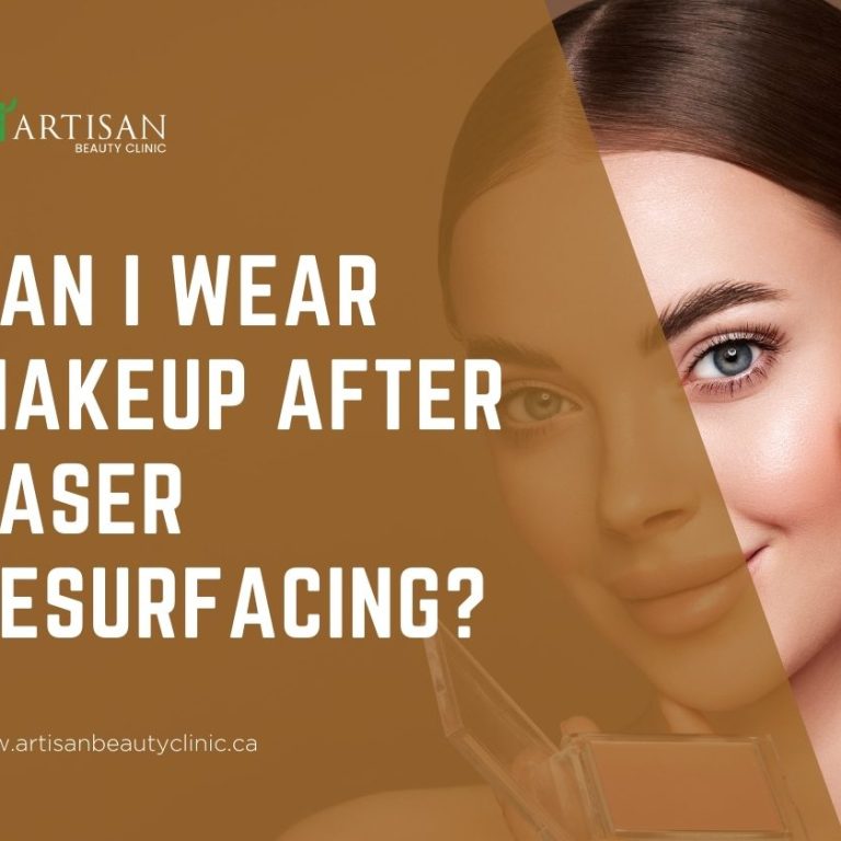 Can I wear makeup after laser resurfacing